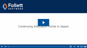 Continuing Education Portal in Aspen